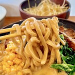麺屋　たか - 特製麺にしましたが、このスープには中太くらいが合うかな
