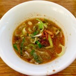 麺屋　たか - サバのスープ