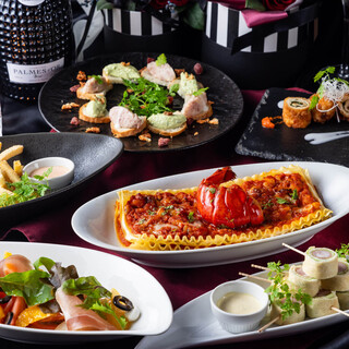 シェフこだわりの料理が楽しめる、飲み放題付きプランが豊富！