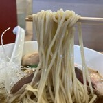 中華そば 深緑 - 中細ストレート麺