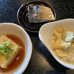 電気食堂 - 選んだ小鉢の3品