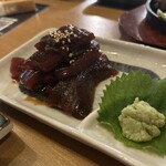 炭火やきとり 寄り鳥 - マグロの漬けもありました♪