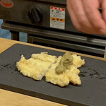 天ぷら 小泉 - かに