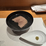 赤坂 金舌 - かつを出汁のゆでタン