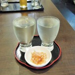 奥出雲 そば処 一福 - 追加飲み比べ２種と蕎麦前