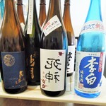 奥出雲 そば処 一福 - 飲み比べ３種の日本酒銘柄