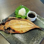 奥出雲 そば処 一福 - あじの一夜干し