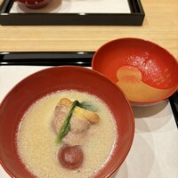 馬車道 大かわ - 合鴨と梅のお雑煮