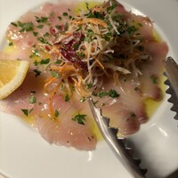トラットリア グランボッカ - 鰤とカンパチのカルパッチョ