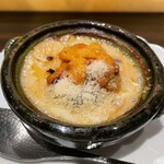 鮨 やまけん - ウニとエビのグラタン。美味し。