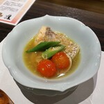 鮨 やまけん - 鮮魚のアクアパッツァ。美味し。