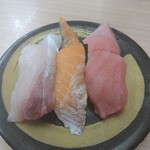 すし江戸 - トロ３点盛り