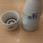 すし江戸 - あさ開（熱燗）