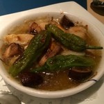 帆立貝のアヒージョ（名称失念）