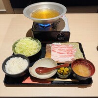 豚料理 酔狂割烹 伊達 - 豚出汁しゃぶしゃぶ小