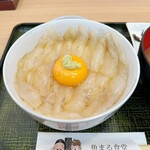 魚まる食堂 - 平目漬丼