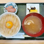 魚まる食堂 - 平目漬丼