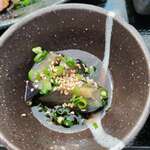 はまさき村 - 小鉢（ナスの煮びたし）