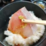 はまさき村 - タイの刺身（アップ）