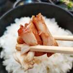 はまさき村 - ブリヒラのアラの煮付け（アップ）