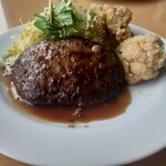 ジョイフル - （金）日替りランチ　ハンバーグ&唐揚げ　500円