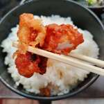 はまさき村 - タコの唐揚げ（アップ）