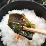 はまさき村 - ナスの煮びたし（アップ）