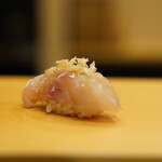 鮨駒 - 甘鯛＋揚げ鱗