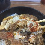 やぐら - かつは他と比べると薄めかなぁ　汁だくで衣が崩れてるぅ