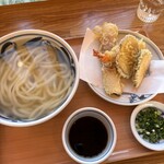 本格手打 もり豊 - えびちく天（釜揚げ）