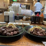 ステーキの志摩 - 左が300g！