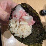 SUSHI TOKYO TEN、 - 玉ねぎネギトロ巻き