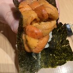 SUSHI TOKYO TEN、 - バフンウニ