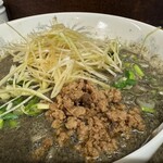 風の子ラーメン - 黒たんたんめん+ネギ