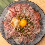 琉球海老おばんざい ちゅら - 石垣牛ユッケ