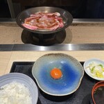 すき焼き ちかよ - 醤油をかけて