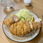 黒豚とんかつ ほり壱 - 特選ロースと特選ヒレカツのプレートの御姿