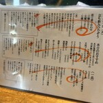 魚屋ひでぞう - メニュー