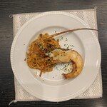 Trattoria La Padella - 伊勢海老のタリアテッレ