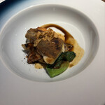 NIPPONIA HOTEL 大洲 城下町 - お魚料理。香ばしい。