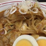 蒙古タンメン中本 - 野菜アップ