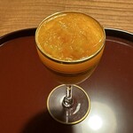 徳ㇵ本也 - みかんシャーベットに金柑