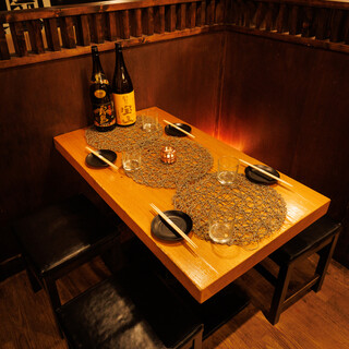 《プライベート空間》ゆったり広々お席をご用意しております