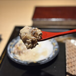 銀座焼とり 京丹波 - 白子と湯葉