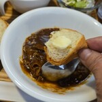 キッチン ブルー グローブ - タップリとバターを付けて