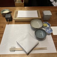天婦羅 みやしろ - テーブルセッティング　　