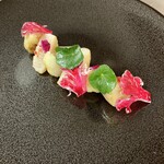 シェ オリビエ - 帆立貝のポワレ、カリフラワー、シャンパーニュソース