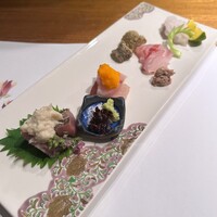 シーズン - 造り盛り(穴子･ますアラ･九絵･ヨコワ)