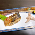 寿司一作 - さわら焼き　ピクルスはタマネギ