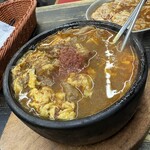 ホルモン・ステーキ・スタミナ料理 福富 - 今日はカルビスープ。その日最良の食材でいただけるメニューも嬉しいです